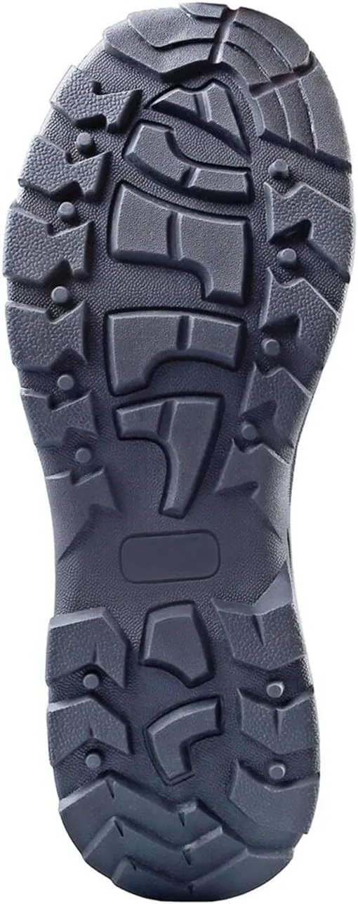 Men’s Tactical Waterproof Composite Toe Boots Max Pro 8” with Zipper - Oil & Slip Resistant Black Leather Boots