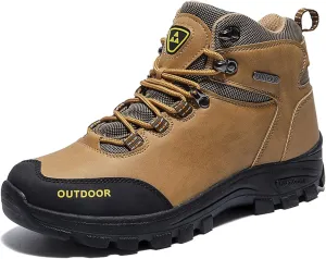 Men's Water-Resistant Hiking Shoes Non-Slip Work Boots Lightweight Outdoor Boots for Men