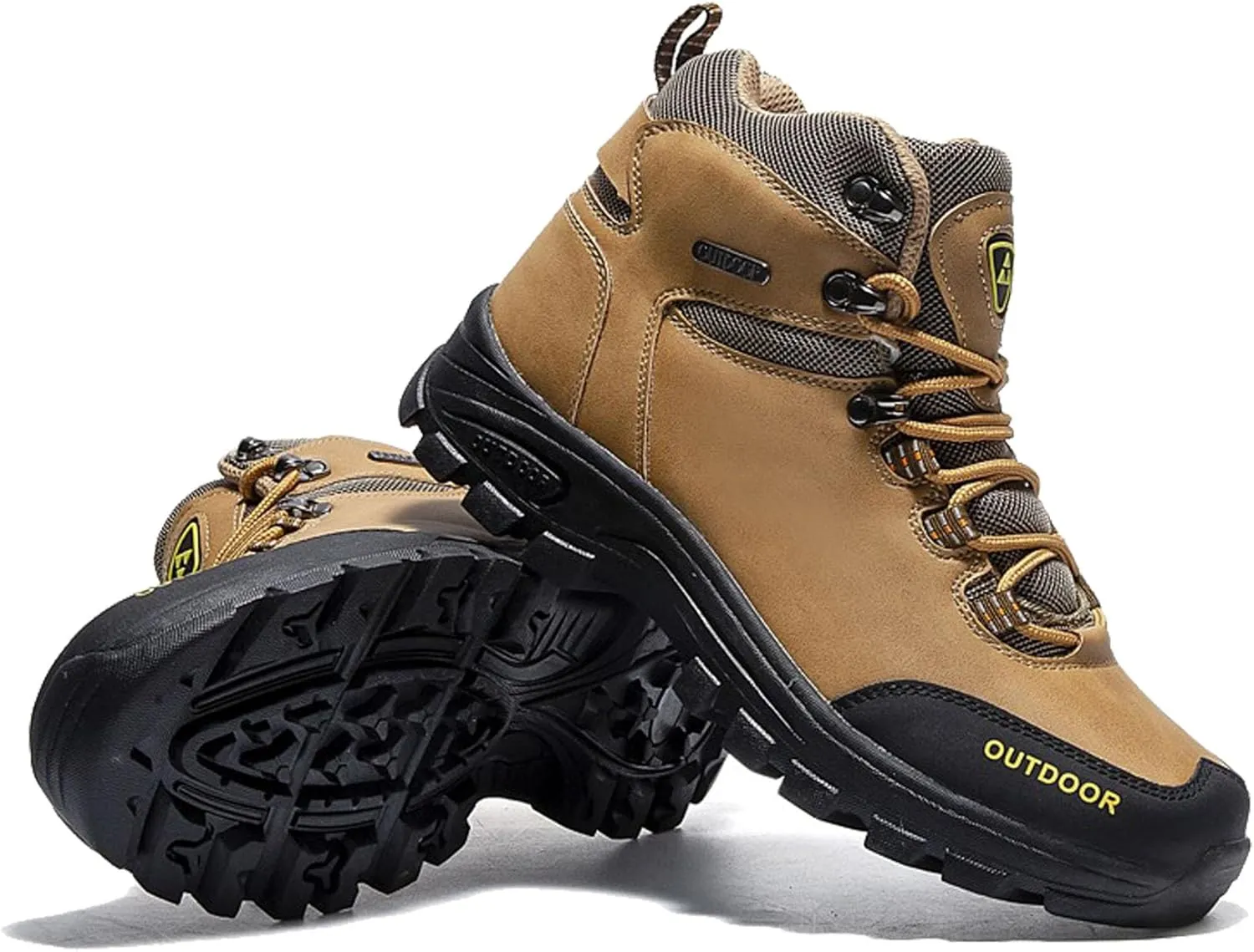 Men's Water-Resistant Hiking Shoes Non-Slip Work Boots Lightweight Outdoor Boots for Men
