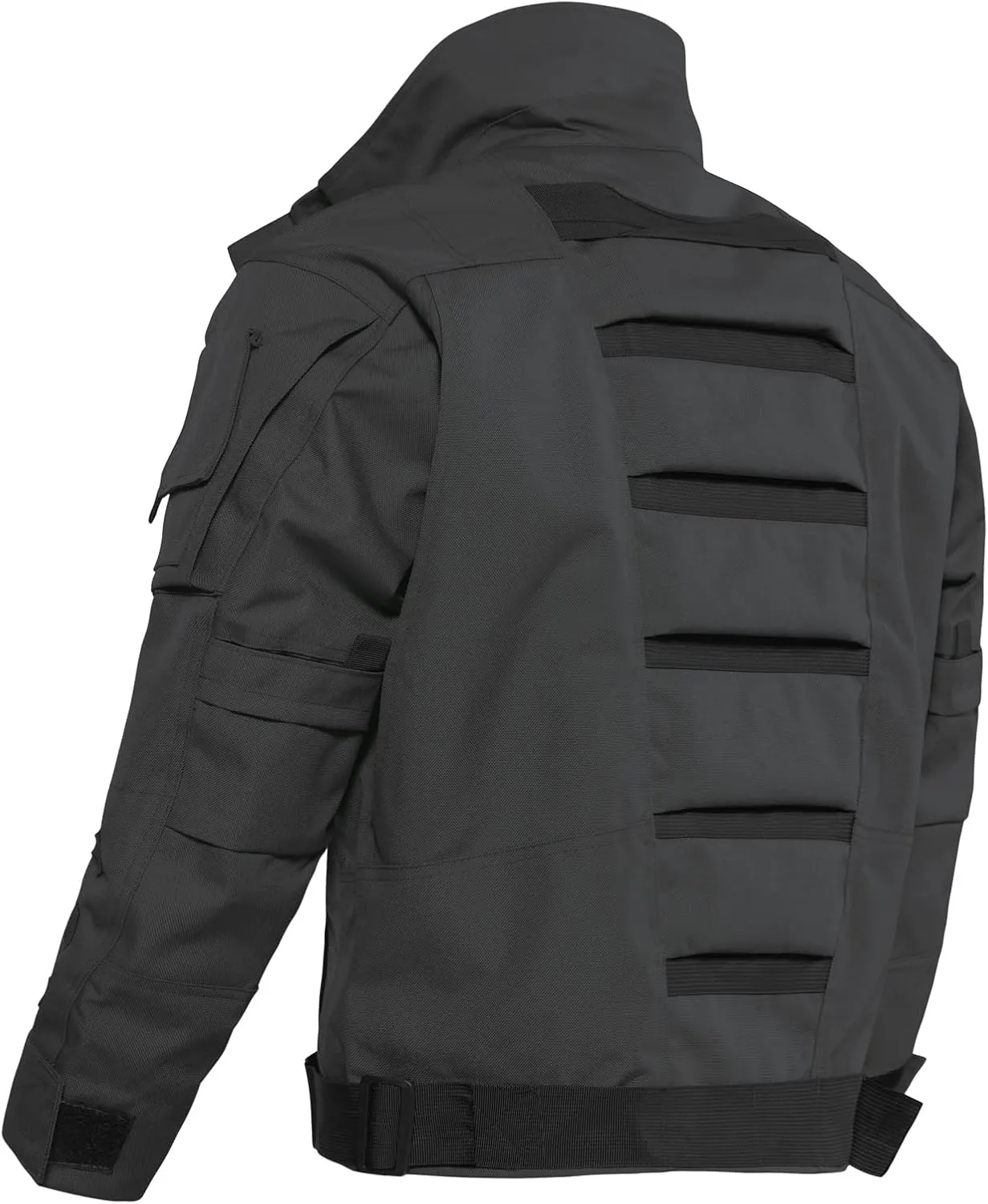 Military Jacket for Men 1000D Cordura Tactical Jacket Hard Shell Water Resistant Army Jacket Coat Hiking Bushcraft