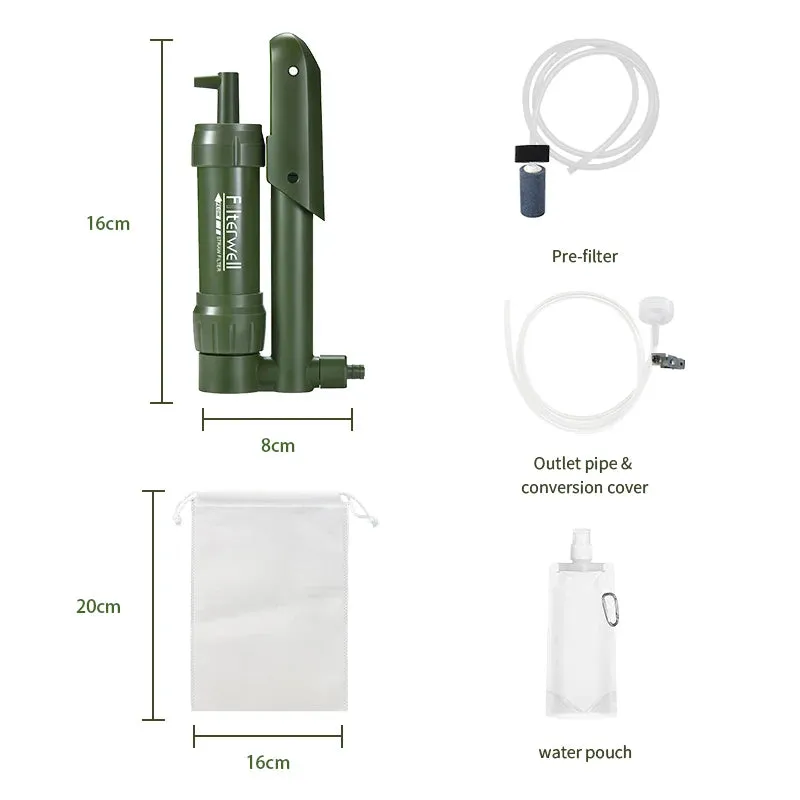 Mini Pocket Hand Pump Water Filter