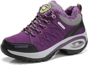 MIOKE Women's Casual Walking Running Sport Shoes Waterproof Non-Slip Trail Backpacking Outdoor Hiking Shoes