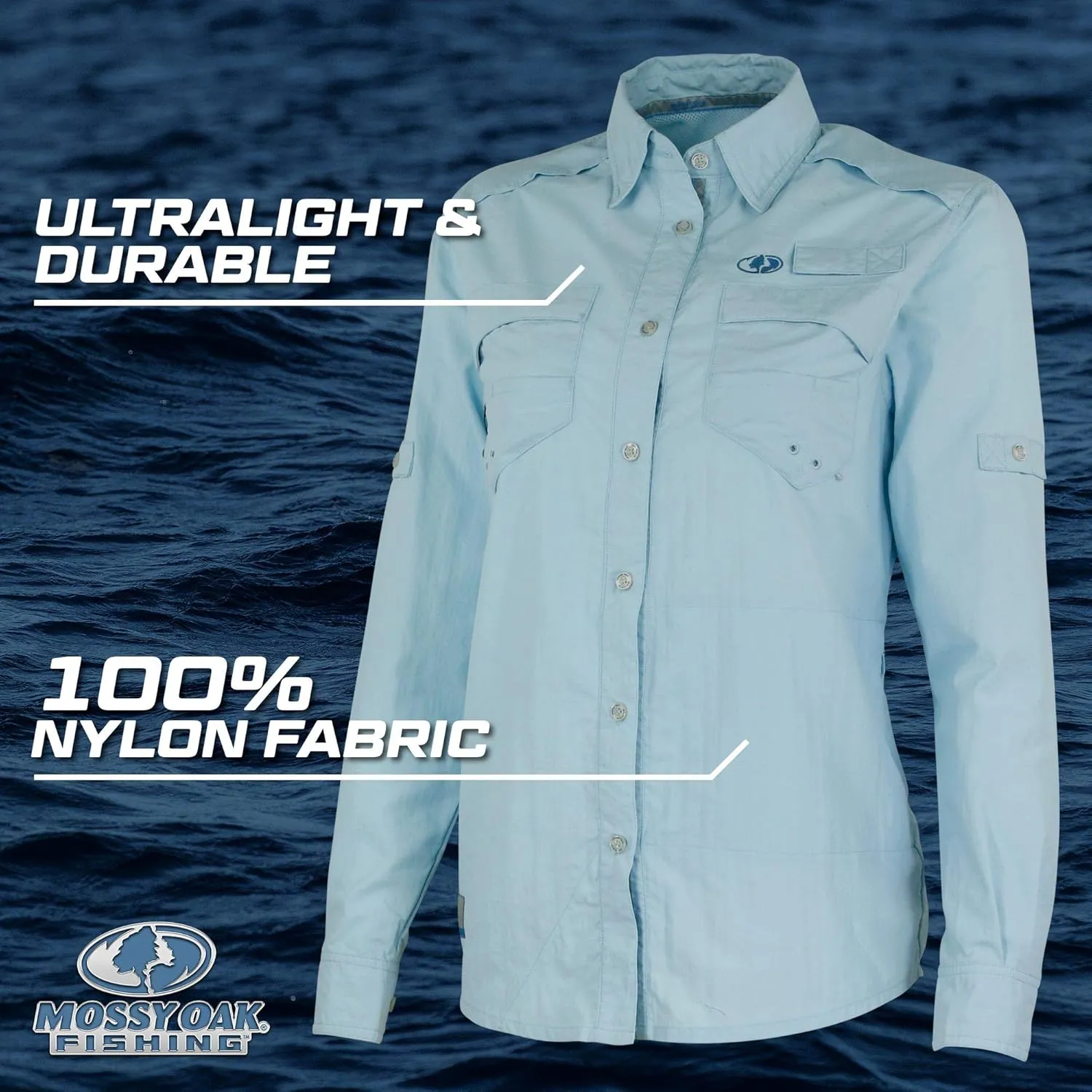 Mossy Oak Women's Long Sleeve Performance Fishing Shirt