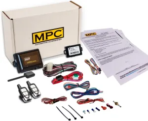 MPC 5-Button Remote Starter Compatible with 1999-2002 Chevrolet Silverado |Gas| |Key-to-Start| (2) 5-Button 1-Way Remotes - Up to 1,500' Range