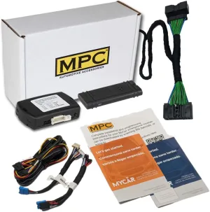 MPC Plug-n-Play Smartphone Activated Remote Start Kit Compatible with Ford Fusion 2014-2020 - Hybrid - Plugin T-Harness - Firmware Preloaded - 1 Year Service Included - USA Tech Support