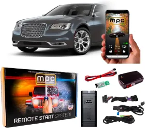 MPC Remote Start Compatible with Chrysler 300C 2018 || Phone App Control || Plug and Play || Lock 3X to Start || USA Tech Support