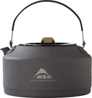 MSR Pika Hard-Anodized Aluminum Camping Teapot, Black