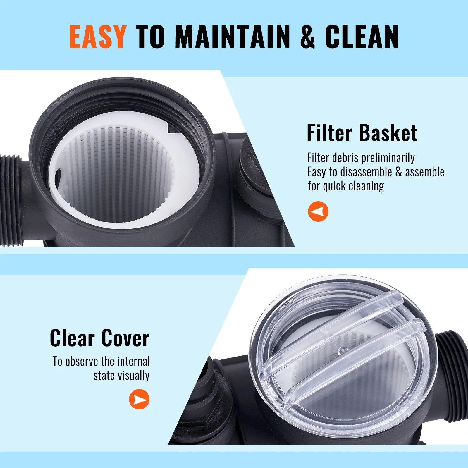 Multi-Port Valve & Strainer Basket