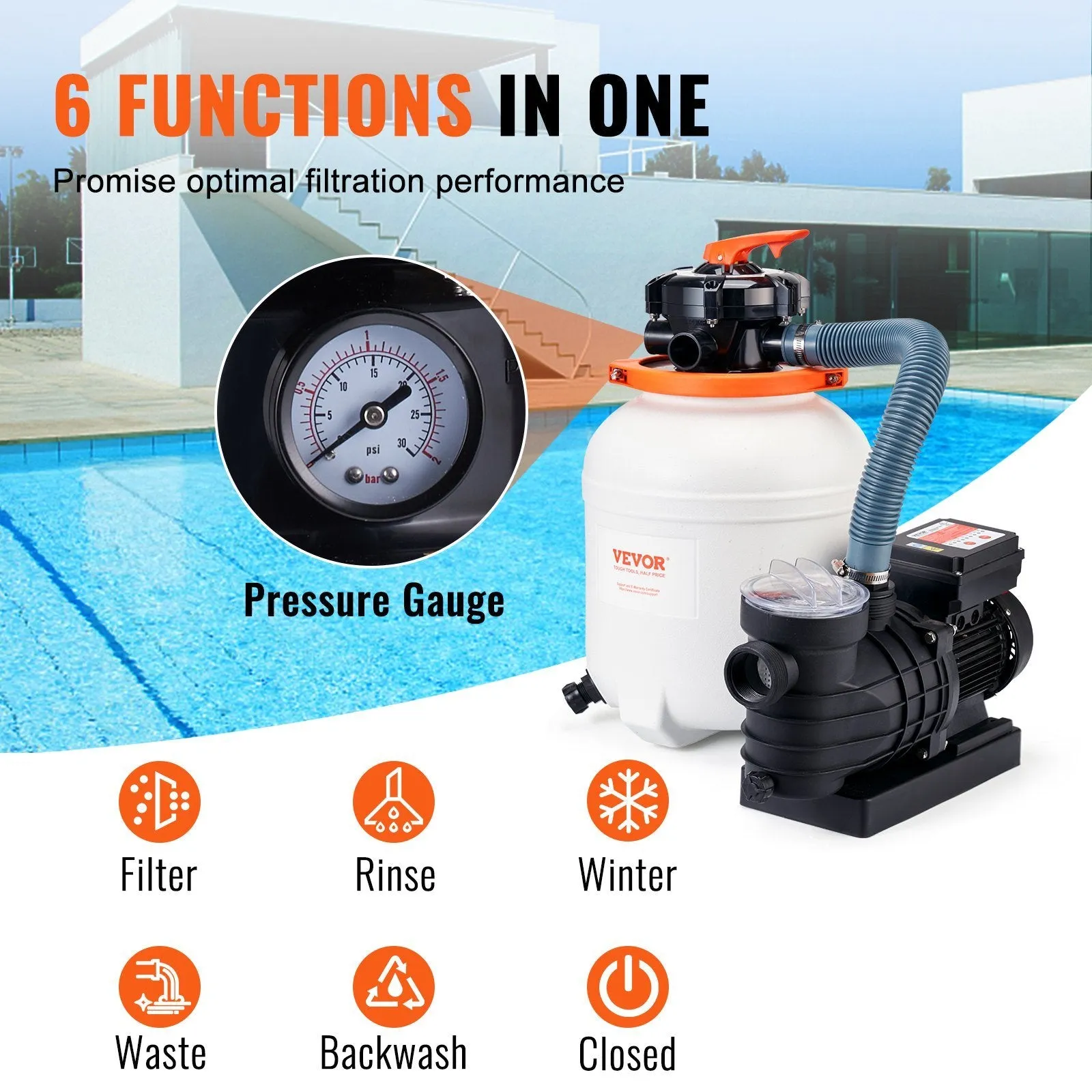 Multi-Port Valve & Strainer Basket
