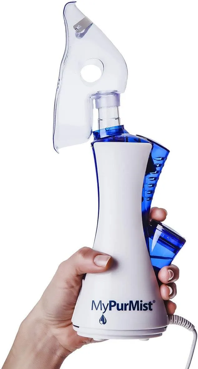 mypurmist New Classic Handheld Personal Steam Inhaler, Vaporizer and Humidifier (Plug-in) 2 Pack