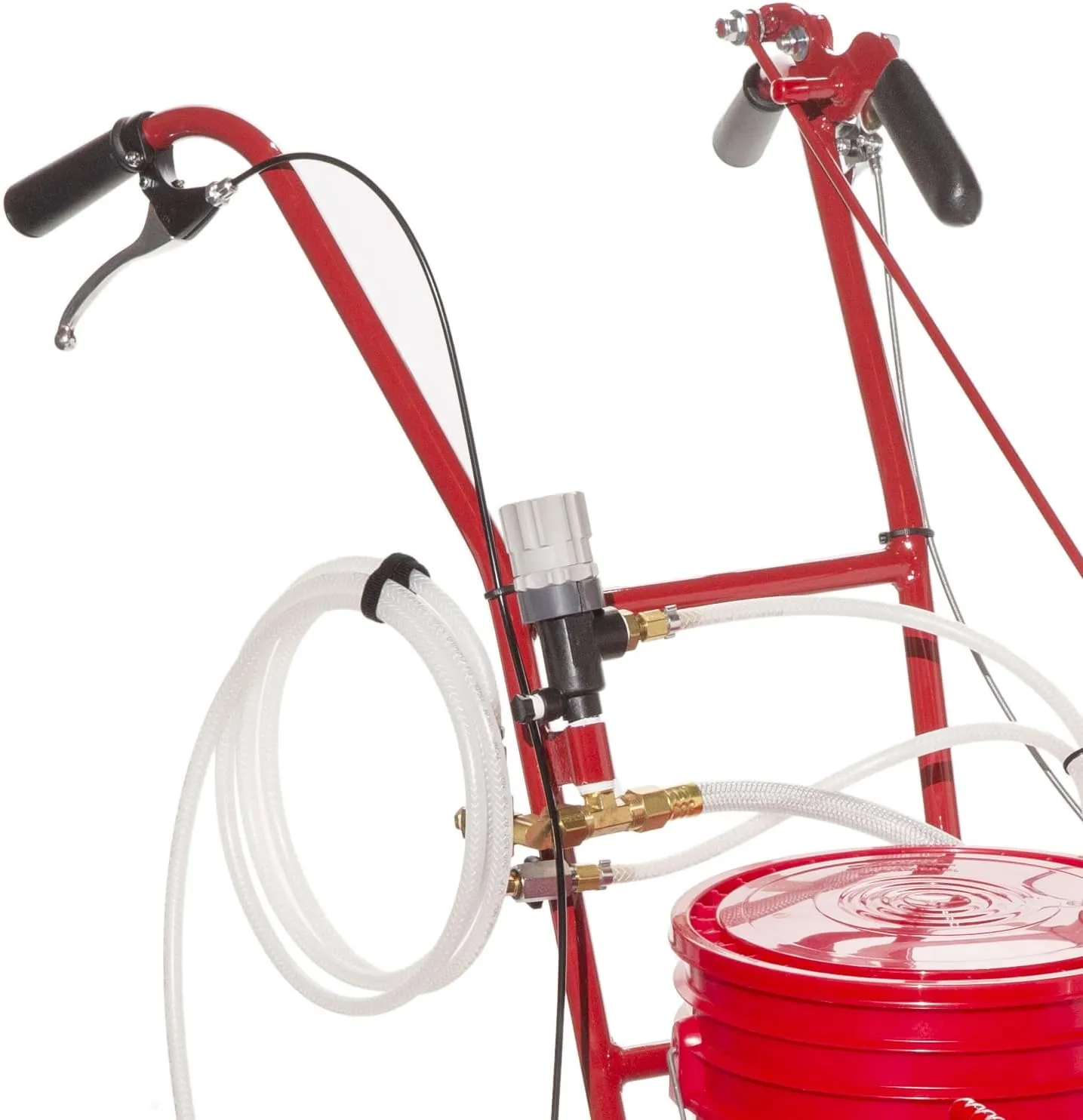 Newstripe EcoLiner SP Self-Propelled Field Striper (Part# 10004621) | Heavy Duty 45psi Pump, Detachable Spray Gun, No Pressurized Tanks, Recirculating Pump, 12V Battery | 2-Year Warranty | Made in USA