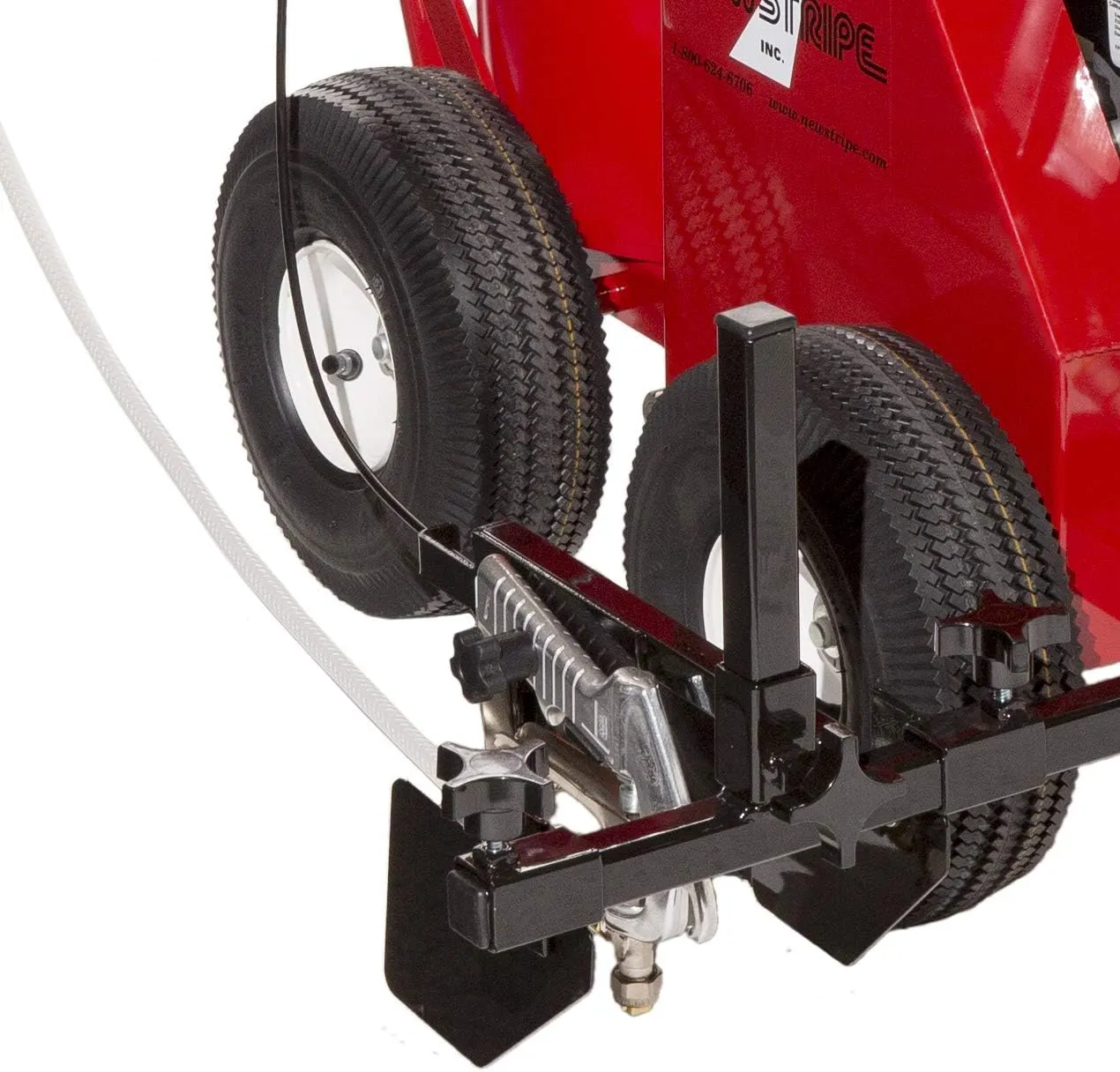 Newstripe EcoLiner SP Self-Propelled Field Striper (Part# 10004621) | Heavy Duty 45psi Pump, Detachable Spray Gun, No Pressurized Tanks, Recirculating Pump, 12V Battery | 2-Year Warranty | Made in USA