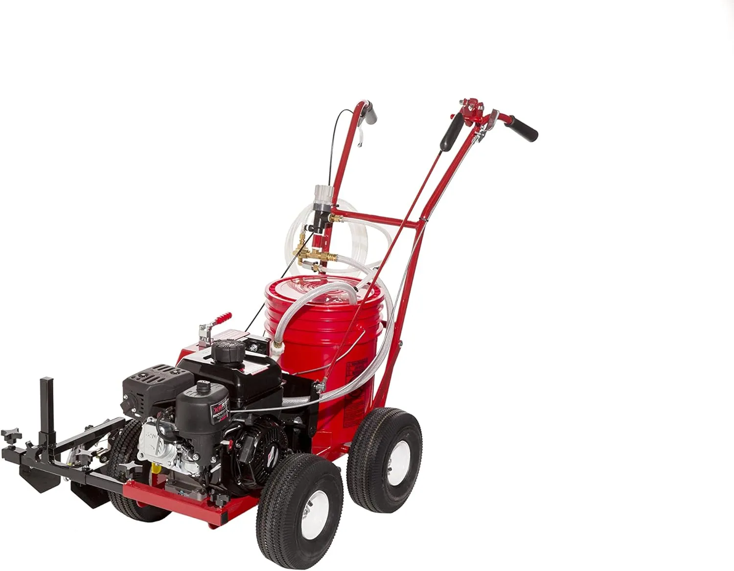 Newstripe EcoLiner SP Self-Propelled Field Striper (Part# 10004621) | Heavy Duty 45psi Pump, Detachable Spray Gun, No Pressurized Tanks, Recirculating Pump, 12V Battery | 2-Year Warranty | Made in USA