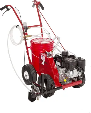 Newstripe EcoLiner SP Self-Propelled Field Striper (Part# 10004621) | Heavy Duty 45psi Pump, Detachable Spray Gun, No Pressurized Tanks, Recirculating Pump, 12V Battery | 2-Year Warranty | Made in USA