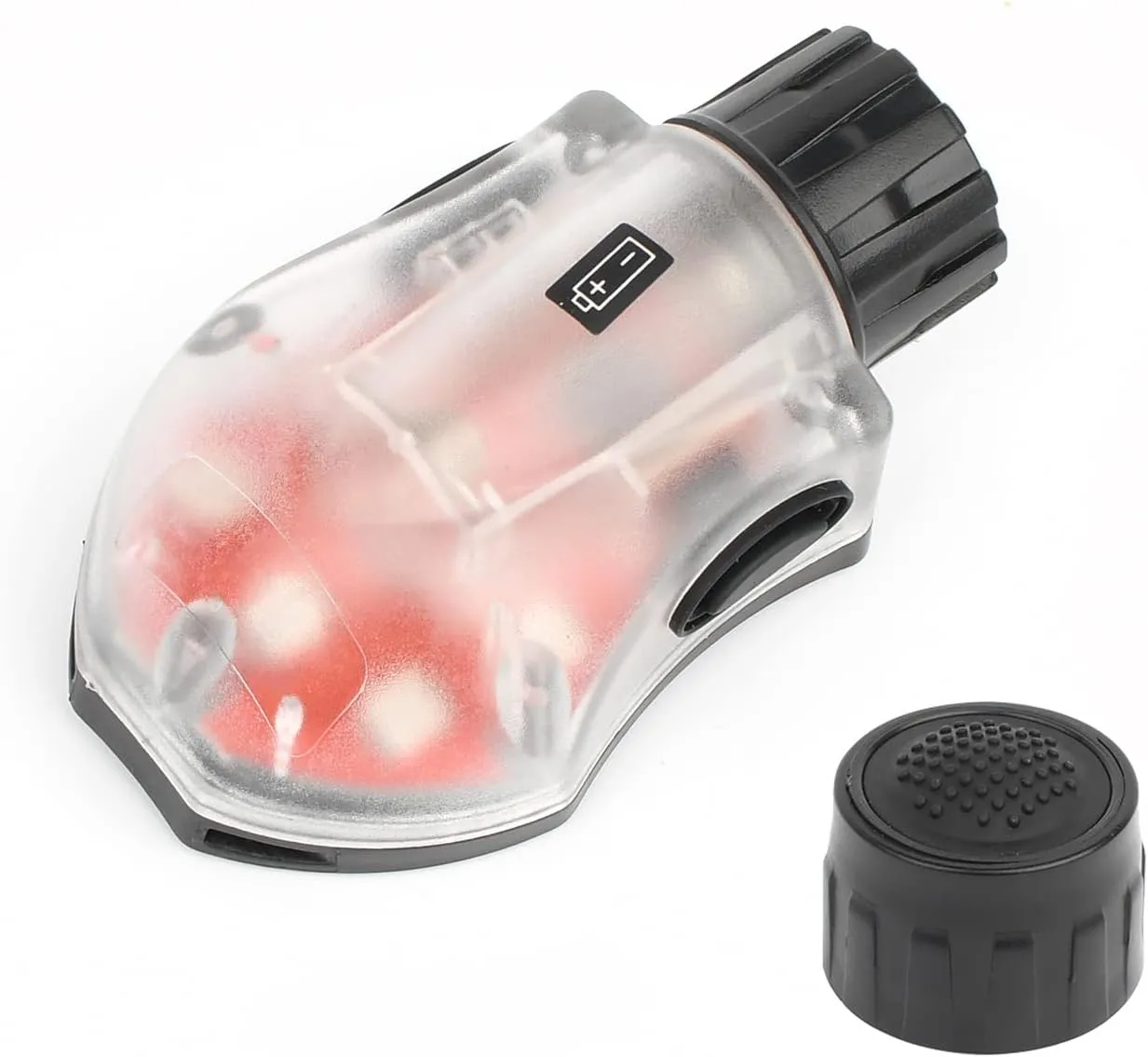 NOBUHIRO Tactical Helmet Signal Light, IR Strobe   5-Speed Red LED Strobe with Vibration for Survival Identification Hunting Outdoor Sports