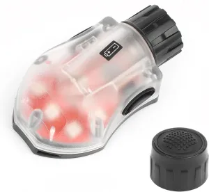 NOBUHIRO Tactical Helmet Signal Light, IR Strobe   5-Speed Red LED Strobe with Vibration for Survival Identification Hunting Outdoor Sports