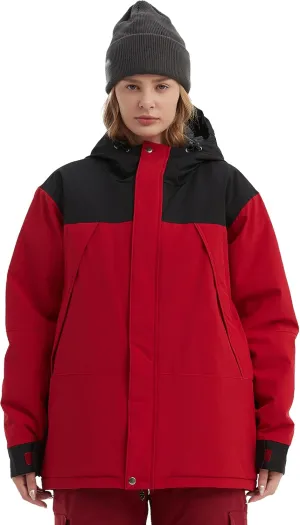 NOMADIKA Women Ski Jacket Waterproof Insulated Winter Snow Coat for Skiing Snowboarding Rain Coats Oversize Unisex