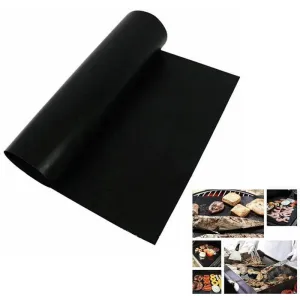Non-Stick BBQ Grill Mat - Portable Hot Plate Accessory for Easy Grilling