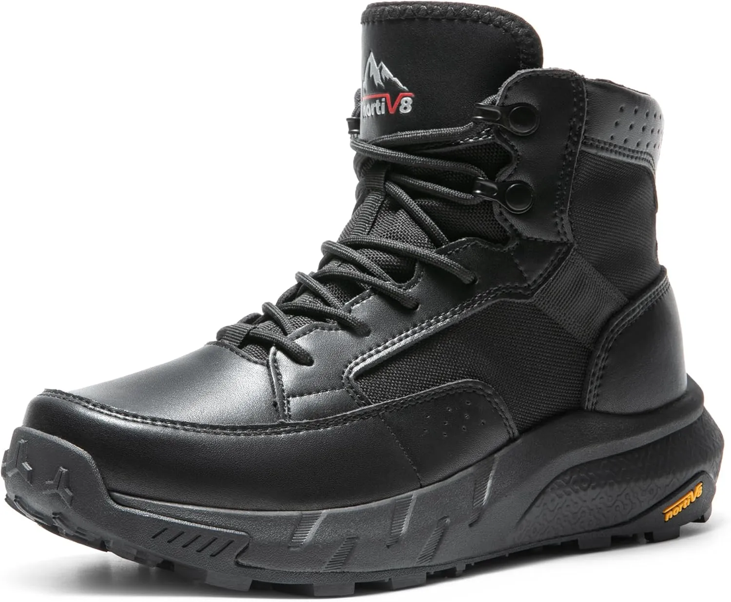 NORTIV 8 Lightweight Leather Work Boots