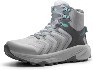 NORTIV 8 Women's Hiking Boots Waterproof with Arch Support Sneakers Walking Outdoor Comfortable Lightweight Boot Echo Mid