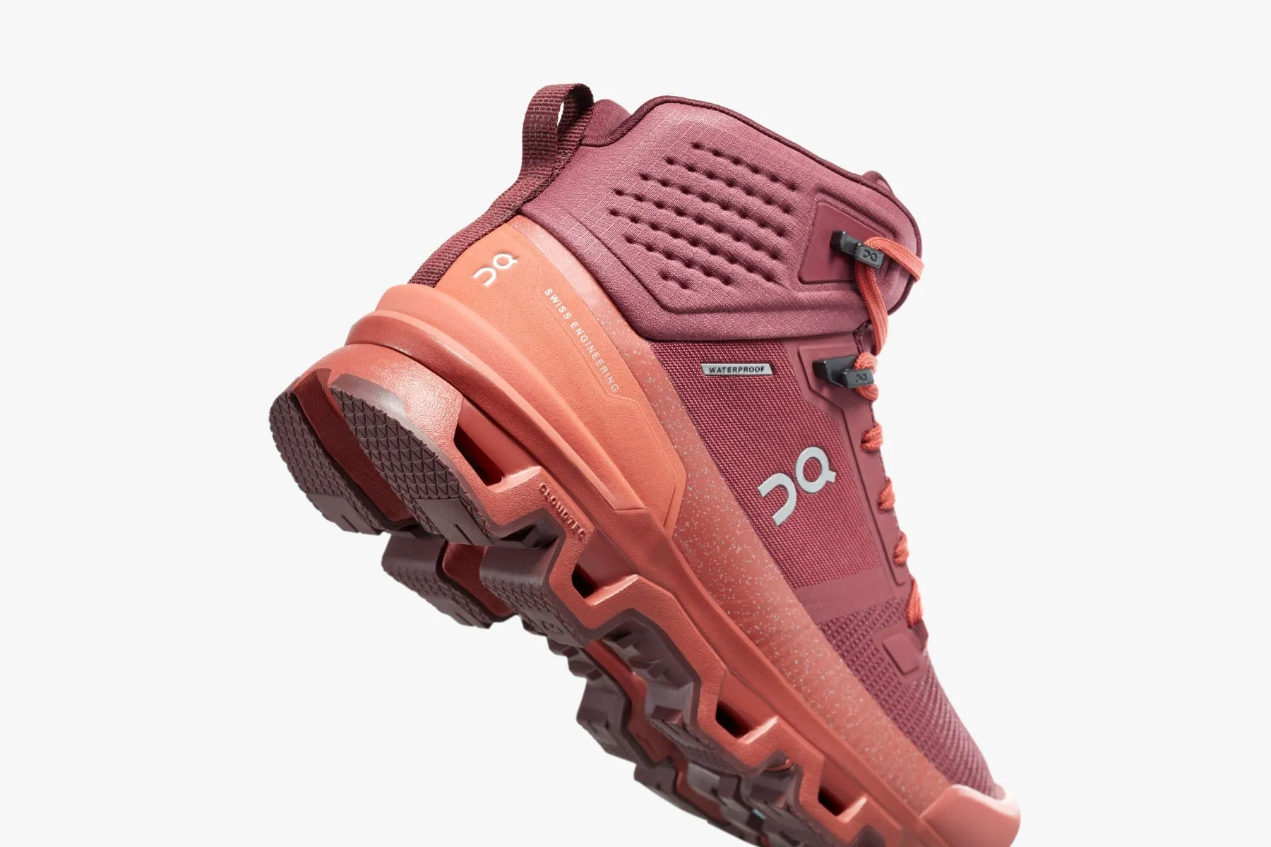 On Beet/Auburn Cloudrock 2 Waterproof Women's Hiking Boots 63.98066