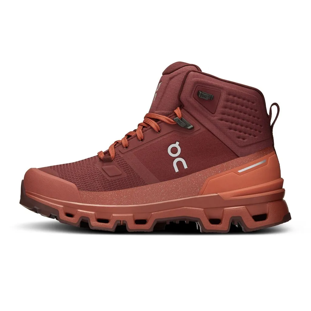 On Beet/Auburn Cloudrock 2 Waterproof Women's Hiking Boots 63.98066