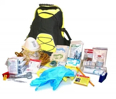 One Person Ready To Run Survival Kit in Backpack