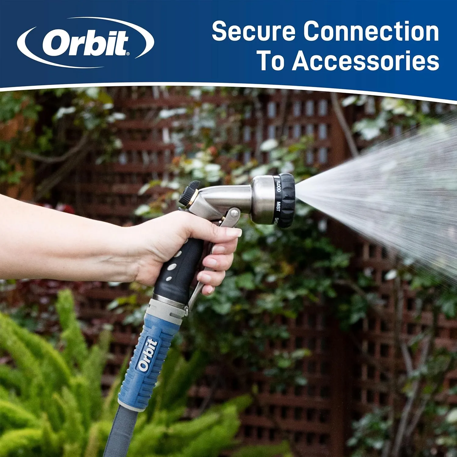 Orbit 33180 ExoJacket Fabric Garden Hose - Heavy-Duty Water Hose (100-Foot x 5/8-Inch)
