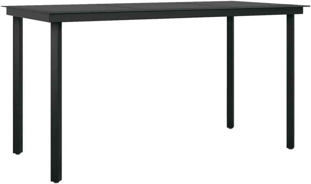 Outdoor Patio Furniture,7 Piece Patio Dining Set with Cushions Gray and BlackDesigned for Camping, Resting, Outdoors.