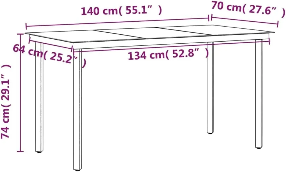 Outdoor Patio Furniture,7 Piece Patio Dining Set with Cushions Gray and BlackDesigned for Camping, Resting, Outdoors.