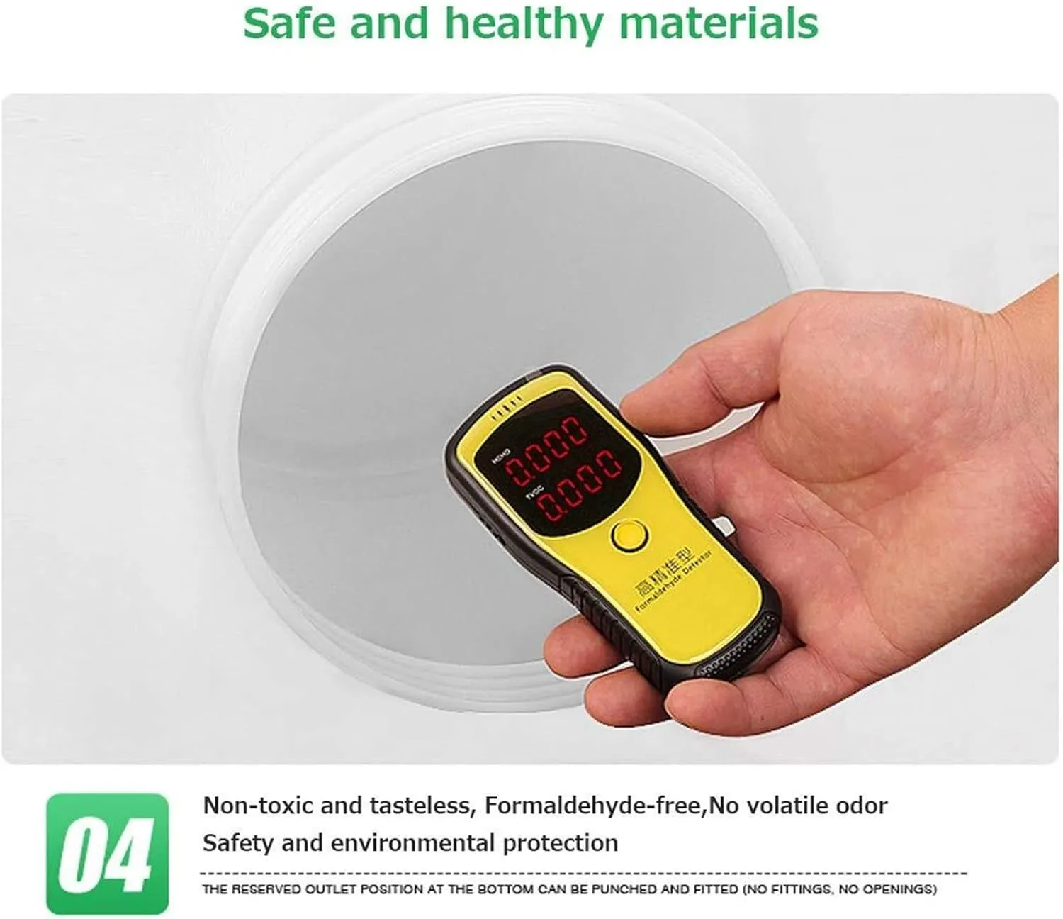 Outdoor Plastic Water Storage Tank Household Potable Water Storage Containers Emergency Water Barrel Container with On-Off Valve