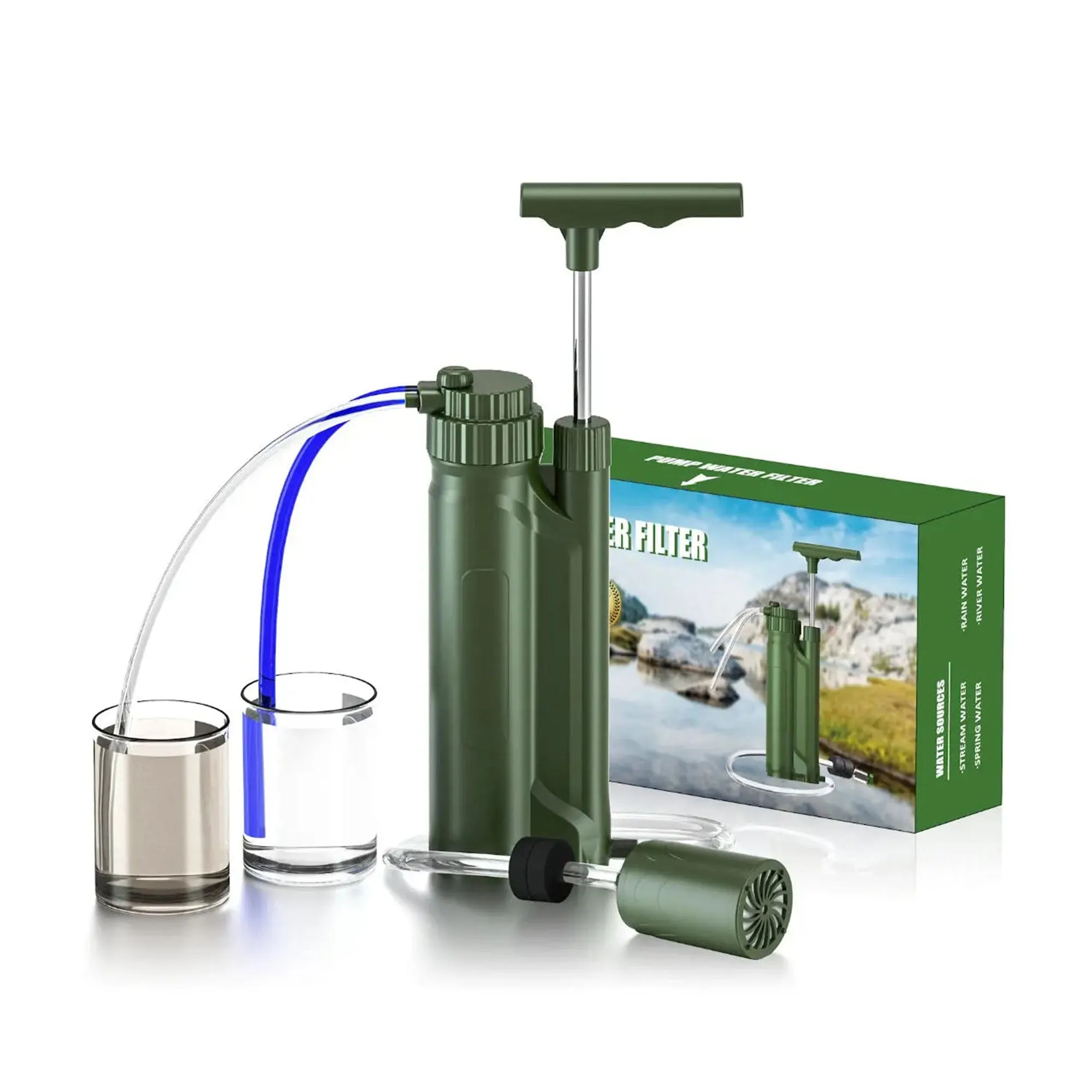 Outdoor RO Pump Water Filter 0.0001μm