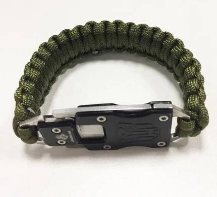 Outdoor Survival Multi Functional EDC Tactical 7 Core Umbrella Rope Bracelet