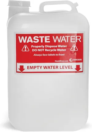 Ozark River Portable Sinks 6 Gallon Waste Water Tank, Ozark River Portable Sink Replacement Tank, Water Containers for Portable Sink, Portable Sink Recovery Tank
