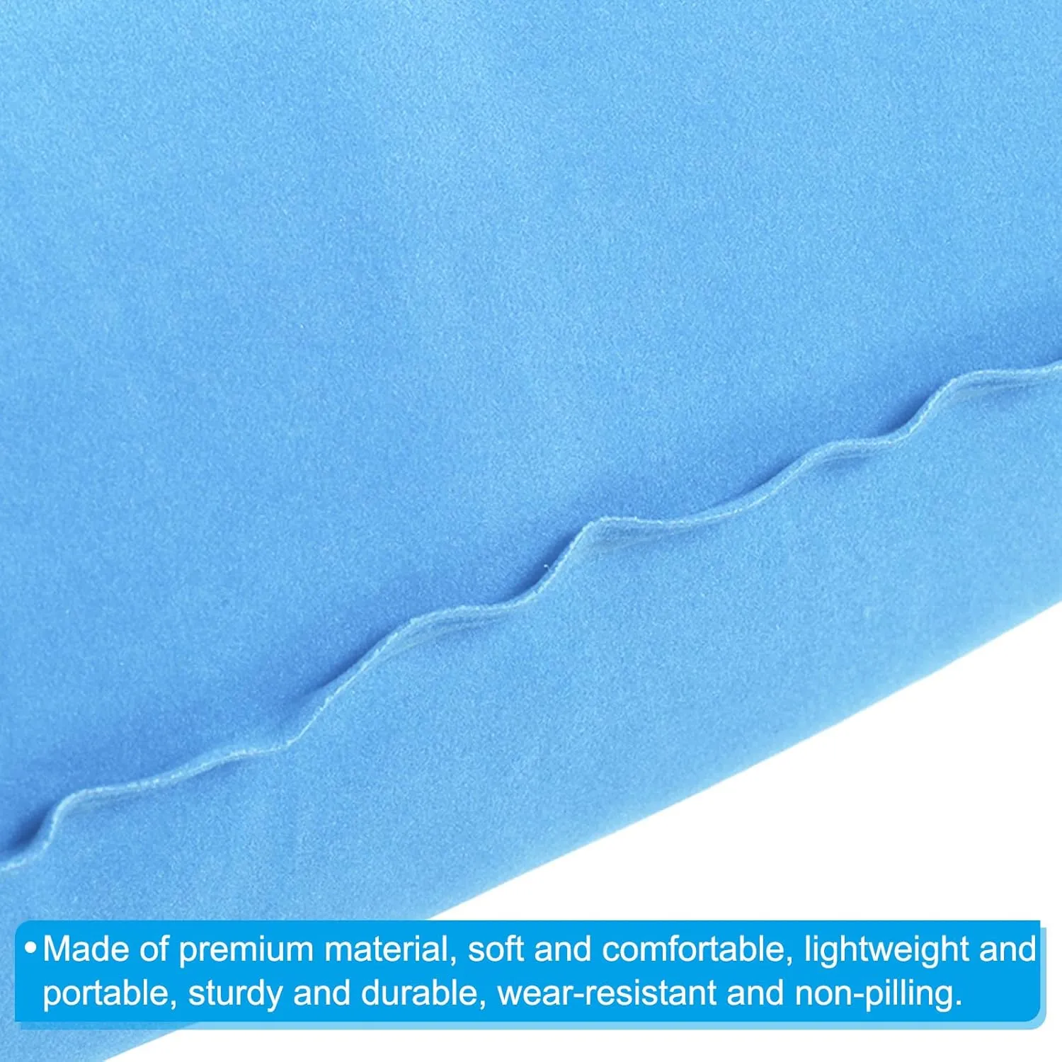 PATIKIL Inflatable Pillow, 4 Pack Ultralight Camping Travel Pillow Desk Rest Neck Support for Hiking Backpacking Office, Blue