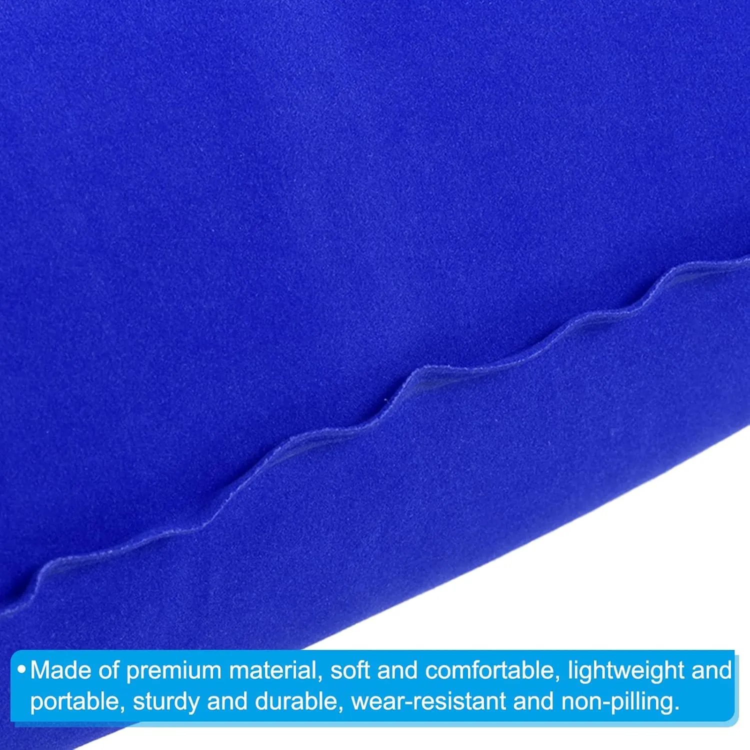 PATIKIL Inflatable Pillow, 4 Pack Ultralight Camping Travel Pillow Desk Rest Neck Support for Hiking Backpacking Office, Dark Blue
