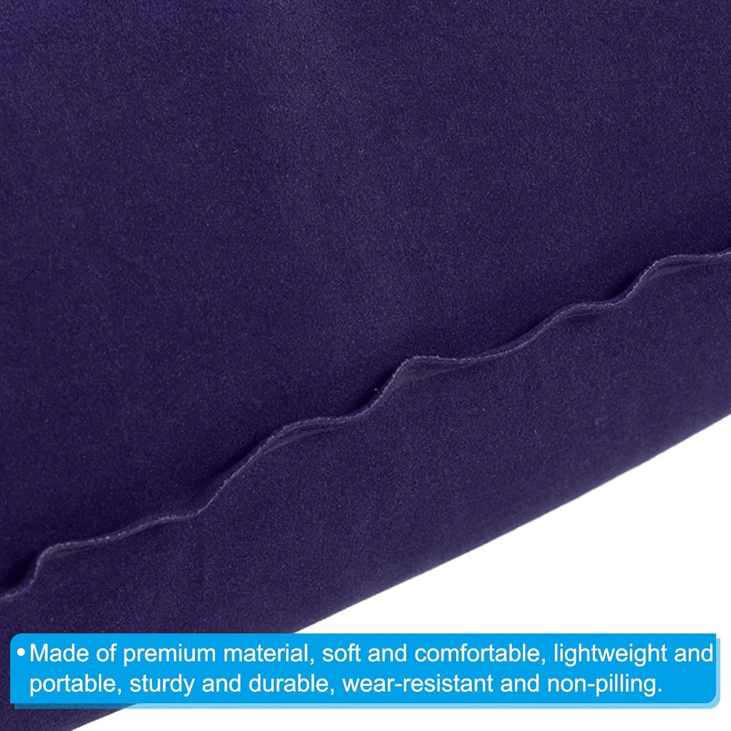 PATIKIL Inflatable Pillow, 4 Pack Ultralight Camping Travel Pillow Desk Rest Neck Support for Hiking Backpacking Office, Dark Purple