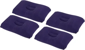 PATIKIL Inflatable Pillow, 4 Pack Ultralight Camping Travel Pillow Desk Rest Neck Support for Hiking Backpacking Office, Dark Purple