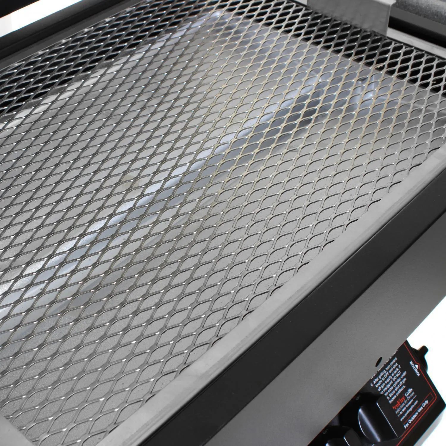 Phoenix SDBOPN Stainless Steel Natural Gas Grill On Black Aluminum Patio Base