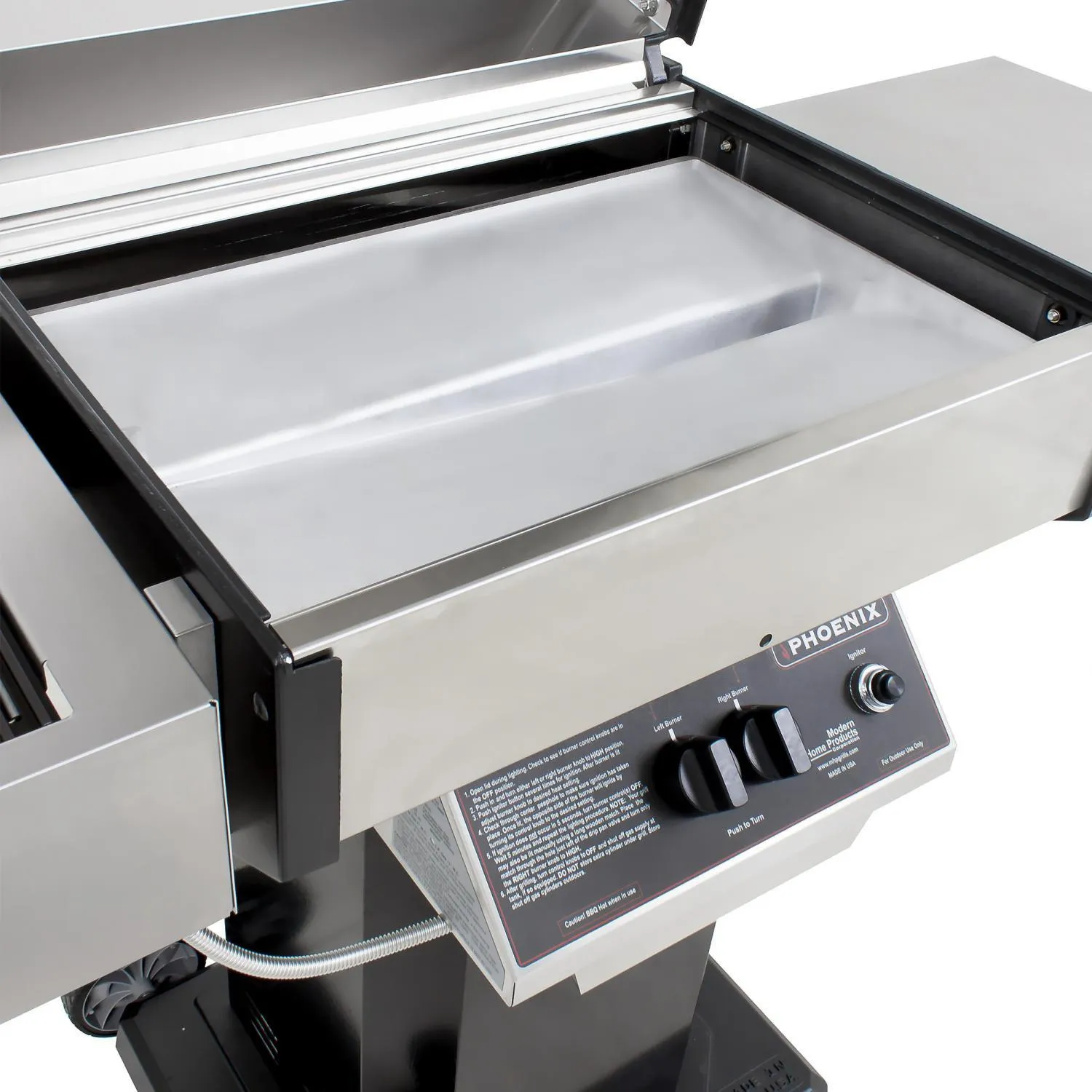 Phoenix SDSSOCN Natural Gas Grill Head On Pedestal Cart With Aluminum Base