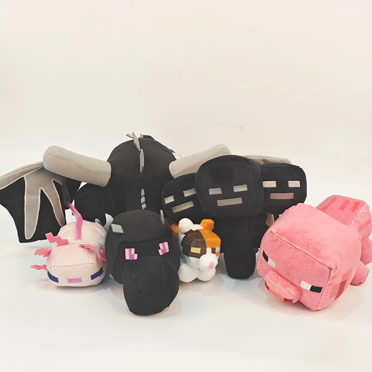 Pixel-Style Game Basic Plush Character Soft Toy, Video Game-Inspired Collectible Plushies Gifts for Kids & Fans (Wither Storm)