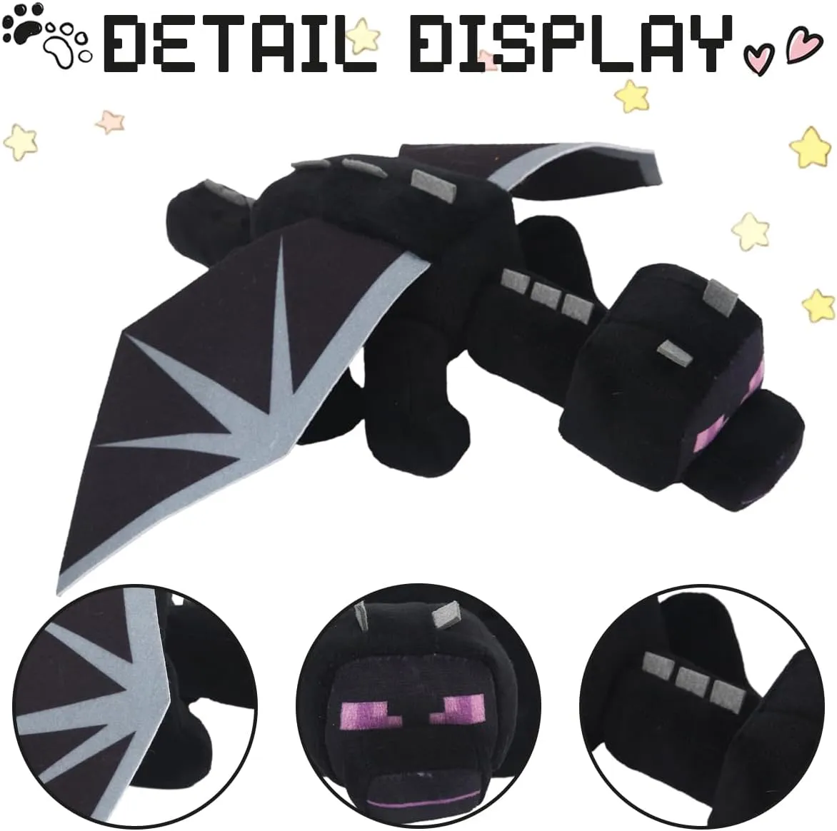 Pixel-Style Plushies Game Basic Stuffed Animal Mineworld Character Soft Toy, Video Game-Inspired Collectible Plushies