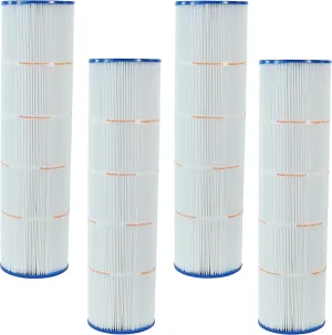 Pleatco PJAN85-PAK4-EC Pool Filter Cartridge Replacement for Unicel: C-7459-4, Filbur: FC-6405, OEM Part Numbers: A0557900, White