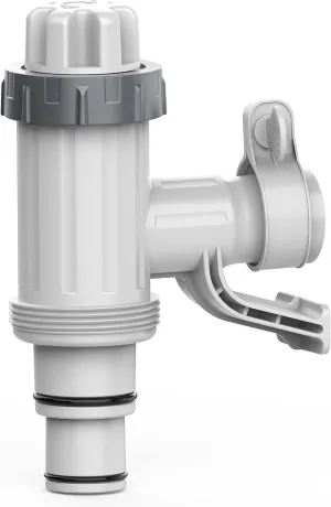 Pool Hose Adapter for Above Ground Swimming Pool, Pool Replacement Parts with Plunger Valve and Pool Pipe Holder Compatible with Intex/Bestway/Stock Tank Pool, Pool Pump Parts
