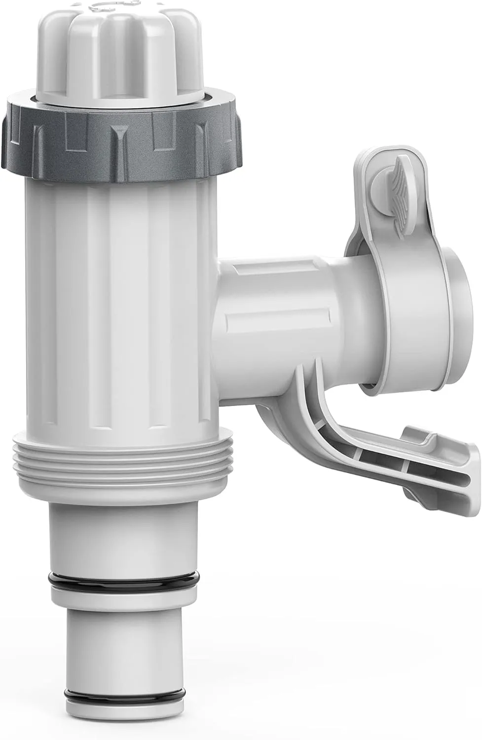 Pool Hose Adapter for Above Ground Swimming Pool, Pool Replacement Parts with Plunger Valve and Pool Pipe Holder Compatible with Intex/Bestway/Stock Tank Pool, Pool Pump Parts