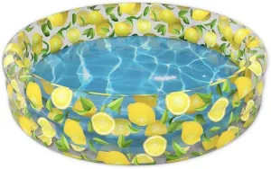 Poolcandy Inflatable Sunning Pools for up to 3 Adults (Lemon Print Designer Inflatable Sunning Pool)