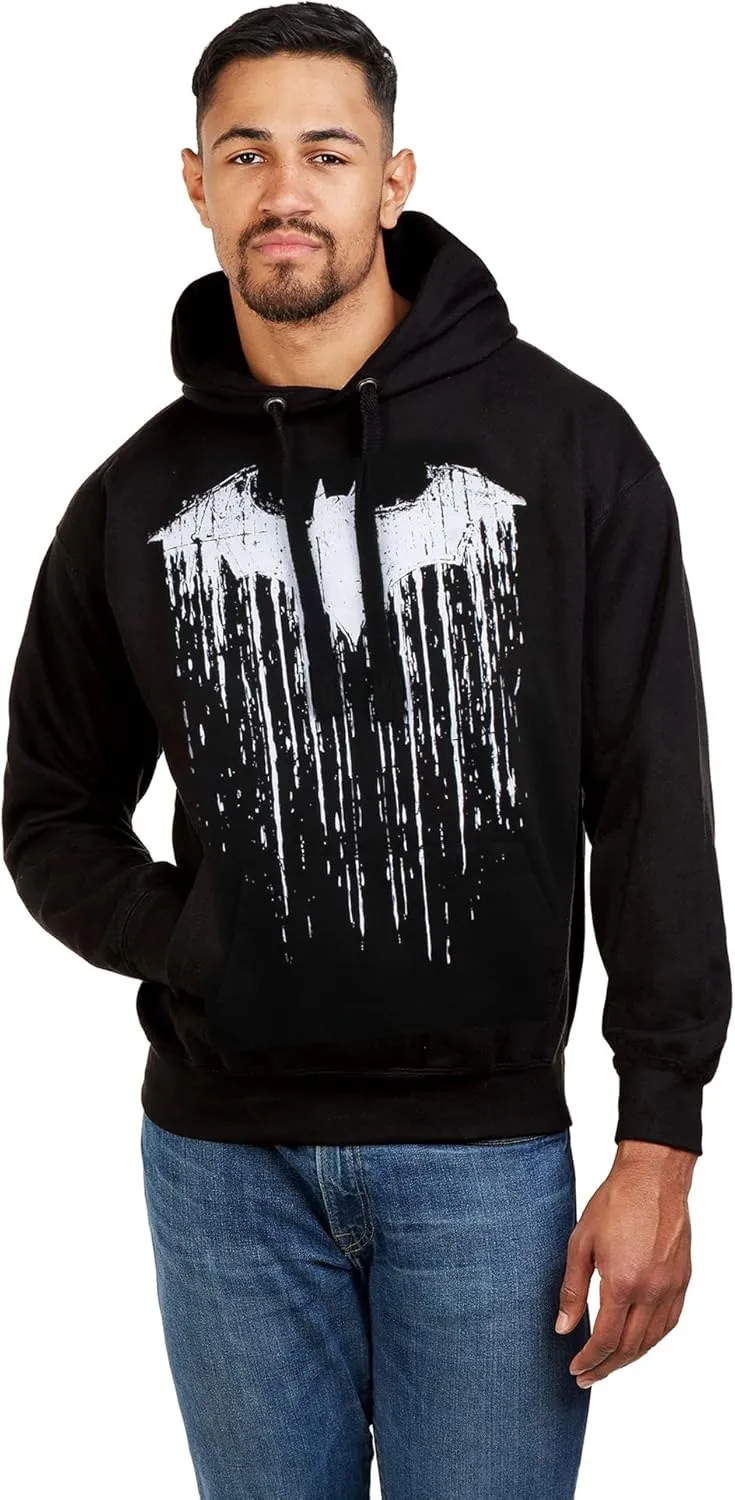 Popfunk Classic Batman Paint Men's Hoodie Sweatshirt