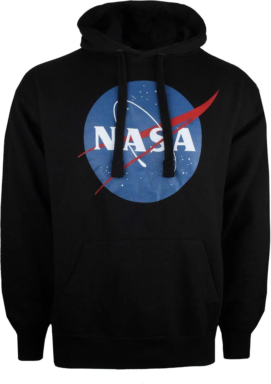 Popfunk Classic NASA Circle Logo Men's Hoodie with Front and Back Print