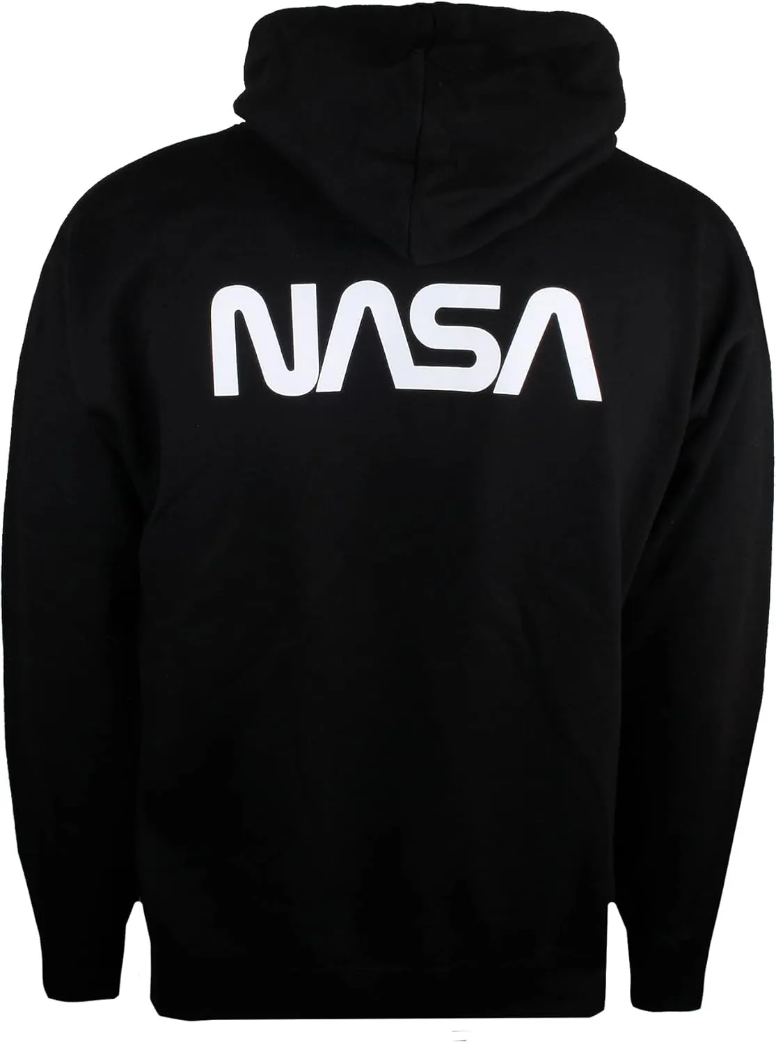 Popfunk Classic NASA Circle Logo Men's Hoodie with Front and Back Print
