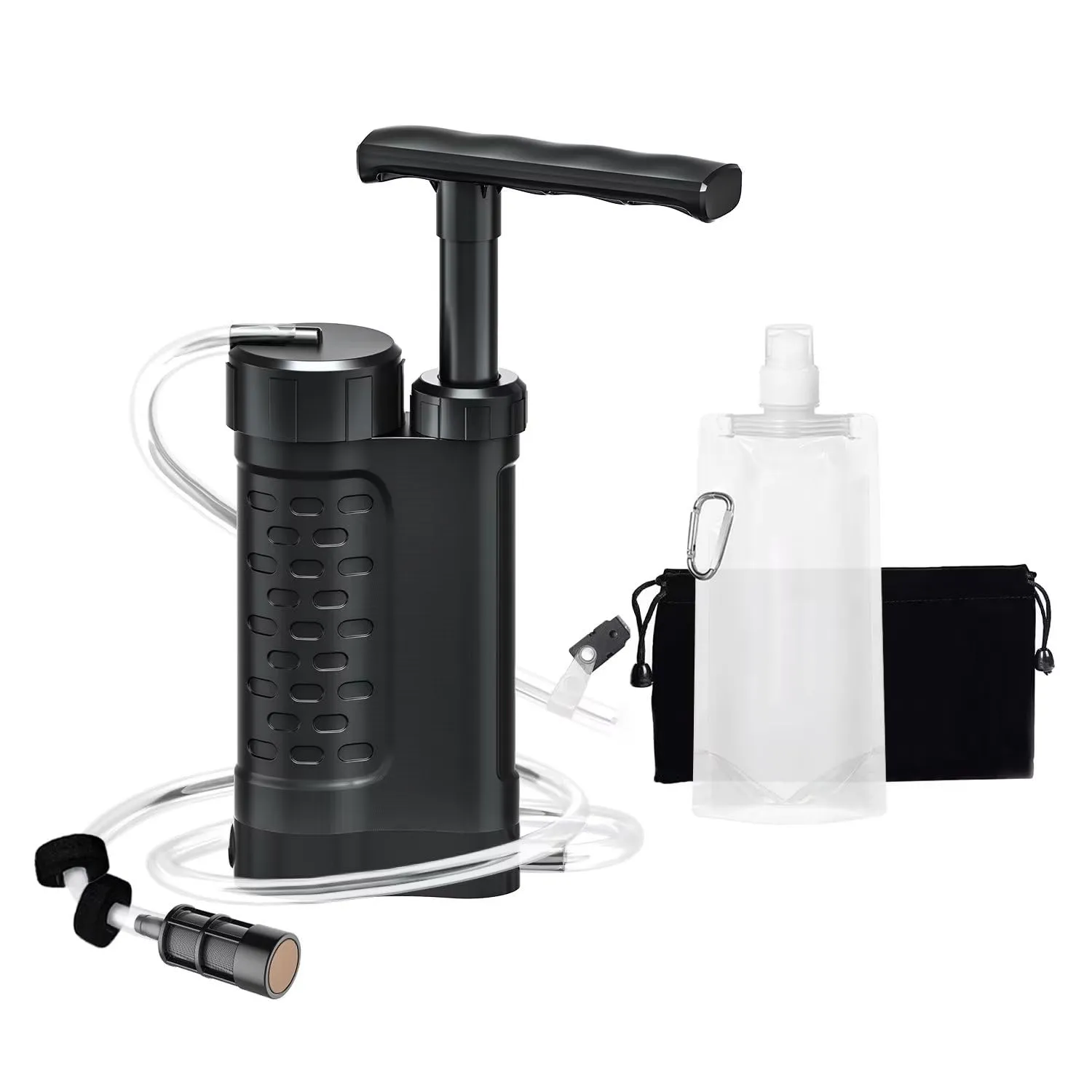 Portable 0.01 Micron Water Filter Pump - Ultimate Survival Essential!